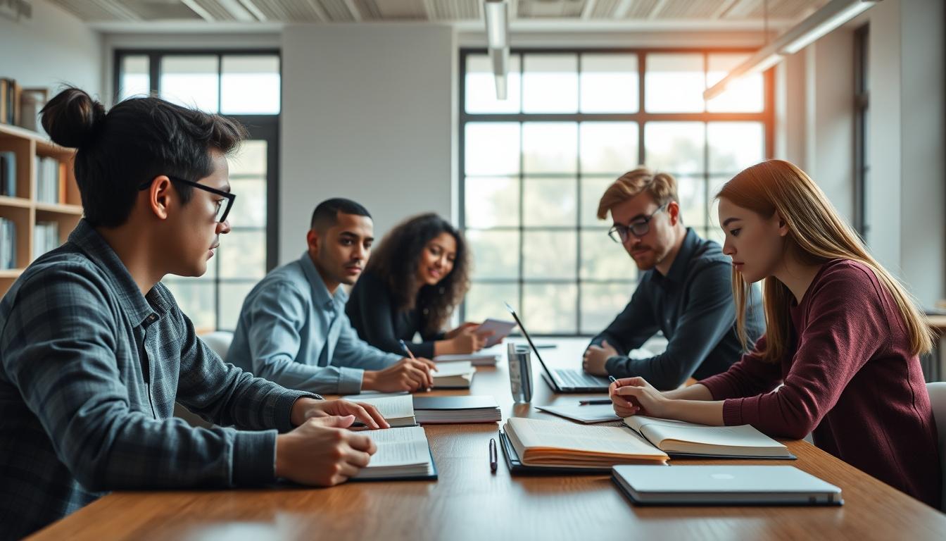 Organized study environment supporting productive learning